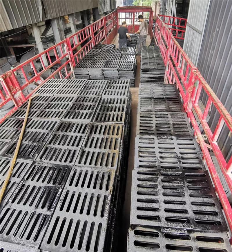 球墨鑄鐵篦子--發貨整體車